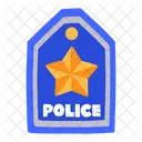 Grade de police une étoile  Icon