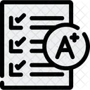 Grades Marks Scoring Icon