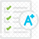 Grades Marks Scoring Icon