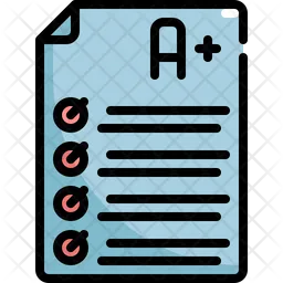 Grade Sheet  Icon