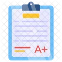 Grade Sheet Icon