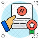 Grade Sheet Result Card Mark Sheet Icon