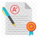 Grade Sheet Result Card Mark Sheet Icon