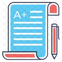 Result Sheet Educational Document Agrade Icon