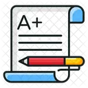 Exam Sheet Result Sheet Grade Sheet Icon