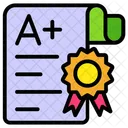 Grade Sheet Mark Sheet Performance File Icon