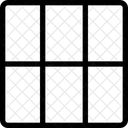 Grade Vertical De Tres Colunas Icon