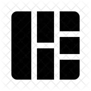 Wireframe De Grade Grade Layout Ícone