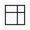 Layout De Grade Quatro Grades Grades Ícone