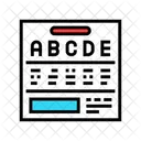 Grading System Education Icon