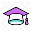 Grado Sombrero Graduacion Icono