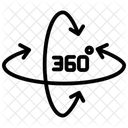 Grado de rotación  Icono