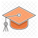 Graduado Sombrero Estudio Icon