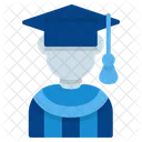 Graduado Estudiante Escuela Icono