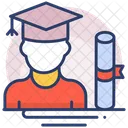 Graduado Educacion Escuela Icono