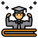 Book Student Strong Icon