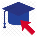 Graduate Online Graduate Graduation Icon