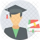 Graduate Boy Graduate Boy Icon