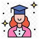 Graduate Girl Graduate Avatar Icon