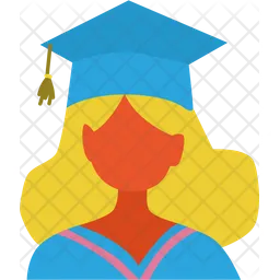 Graduate girl  Icon