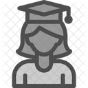 Graduate Girl  Icon