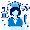 Graduate Girl  Icon