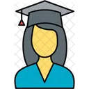 Graduate girl  Icon
