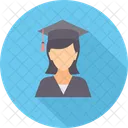 Graduate Girl Girl Graduate Icon
