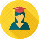 Graduate Girl Girl Graduate Icon