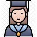 Girl Graduation Icon