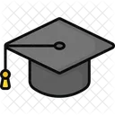 Graduate Hat Graduate Cap Toga Icône