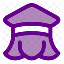 Graduate Female People Icon