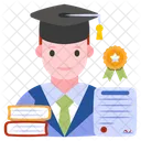 Graduate Graduation Convocation 아이콘