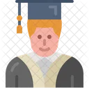 Graduate Man University Avatar Icon