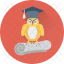 Graduate Owl Degree Icon
