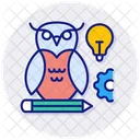 Graduate Owl Owl Education Owl Teacher Icon