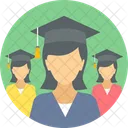 Graduate Students Education Degree Icon
