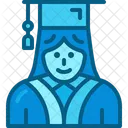 Graduate Woman Avatar Icon