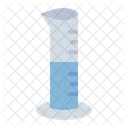 Graduated Cylinder Flask Test Tube Icon