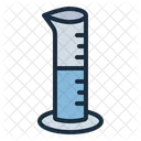 Graduated Cylinder Flask Test Tube Icon