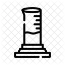 Graduated Cylinder Liquid Measurement Chemistry Icon