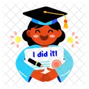 Graduated I Did It Degree Icon