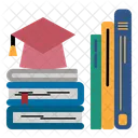 Graduated Hat Book Icon