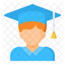 Graduating Student Male Icon