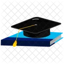 Graduation Books Cap Icon