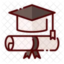Graduation Graduation Certificate Graduation Cap Icon