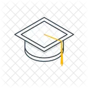 Graduation Education Hat Icon