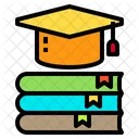 Book Graduation Cap Education Icon