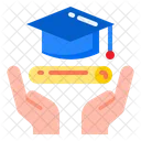 Graduation Degree Certificate Icon