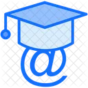 Graduation Online Cap Icon